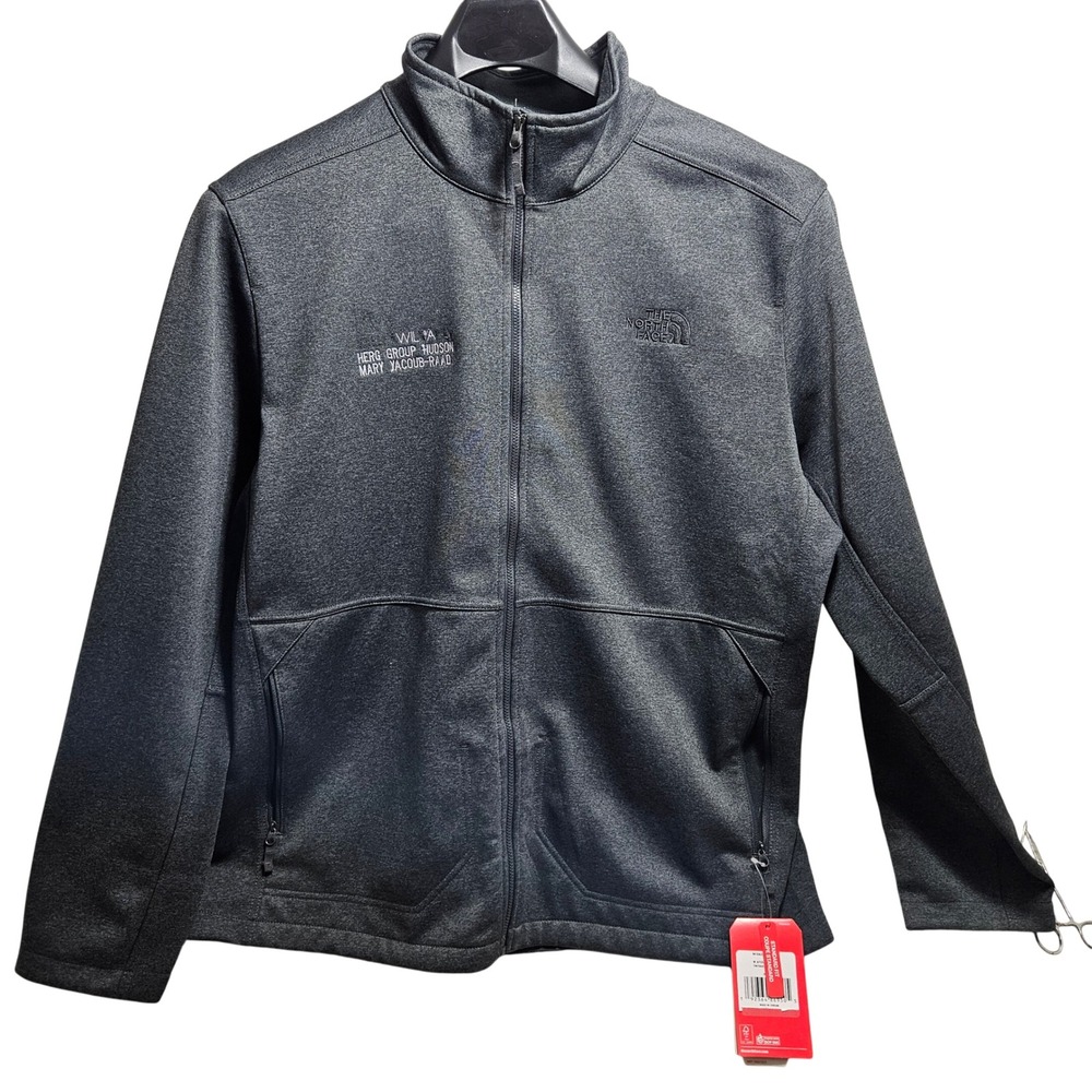 The North Face Apex Canyonwall Jacket Mens XL Grey Heather Softshell NF0A3SOD *